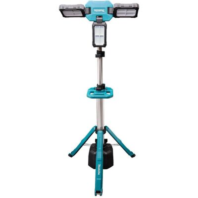 Makita, Éclairage pour atelier, Projecteur LED à batterie pour chantier - Publicité Makita, Éclairage pour atelier, Projecteur LED à batterie pour chantier - Publicité