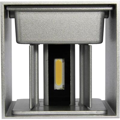 MLight 81-4028 Applique LED Extérieur - 6W Argent - Publicité MLight 81-4028 Applique LED Extérieur - 6W Argent - Publicité