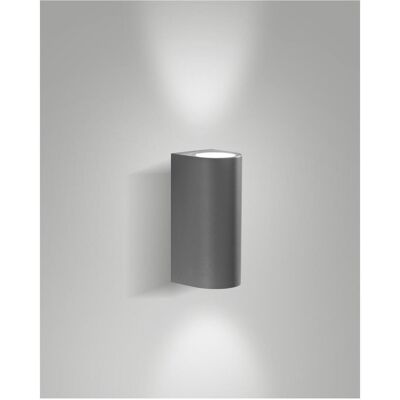 Fabas Luce, Éclairage d'extérieur, HELI DARK GREY LED Wandleuchte 6W warmweiss Dunkel Grau 6559-22-294 (780 lm, IP54) - Publicité Fabas Luce, Éclairage d'extérieur, HELI DARK GREY LED Wandleuchte 6W warmweiss Dunkel Grau 6559-22-294 (780 lm, IP54) - Publicité