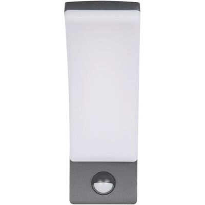 Reality, Éclairage d'extérieur, Applique murale LED Beja R23359142, avec détecteur de mouvement, 12,5W, 4000K, 1650lm, blanc (1650 lm, IP44) - Publicité Reality, Éclairage d'extérieur, Applique murale LED Beja R23359142, avec détecteur de mouvement, 12,5W, 4000K, 1650lm, blanc (1650 lm, IP44) - Publicité