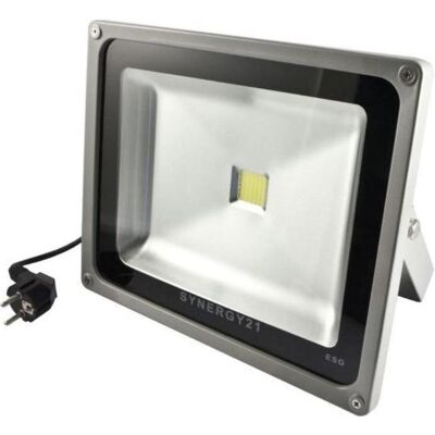 Synergy 21, Éclairage pour atelier, Spot LED de chantier extérieur 30W boîtier noir - jaune V2 (2700 lm) - Publicité Synergy 21, Éclairage pour atelier, Spot LED de chantier extérieur 30W boîtier noir - jaune V2 (2700 lm) - Publicité