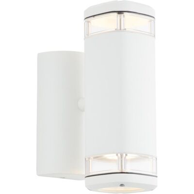 Brilliant Jandy Applique Extérieur Blanc - GU10 18W - Publicité Brilliant Jandy Applique Extérieur Blanc - GU10 18W - Publicité