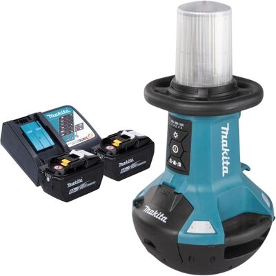 Makita, Éclairage pour atelier, DML 810 Z Akku LED Flächenlicht 18 / 36 V ( 2 x 18 V ) 5500 lm IP54 + 2x Akku 9,0 Ah + (5500 lm) - Publicité Makita, Éclairage pour atelier, DML 810 Z Akku LED Flächenlicht 18 / 36 V ( 2 x 18 V ) 5500 lm IP54 + 2x Akku 9,0 Ah + (5500 lm) - Publicité