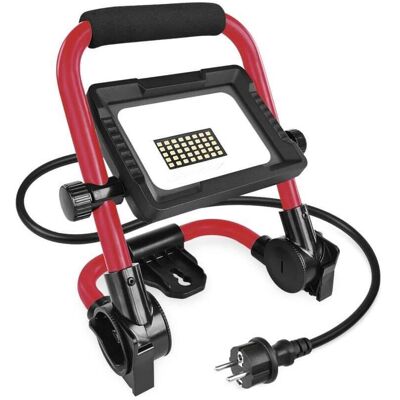 Emos, Éclairage pour atelier, LED reflektor ELION 20W, rot-schwarz, IP65, 3000 lm, neutralweiss (3000 lm) - Publicité Emos, Éclairage pour atelier, LED reflektor ELION 20W, rot-schwarz, IP65, 3000 lm, neutralweiss (3000 lm) - Publicité
