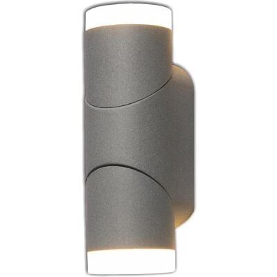 Applique Extérieure Sano LED - IP65 - 3000K - 2x6W - Publicité Applique Extérieure Sano LED - IP65 - 3000K - 2x6W - Publicité