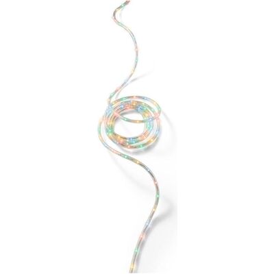 Lumineo, Guirlande lumineuse, Multicolor led string lights, outdoor use, 216 leds, 8 functions, silver wire, 9 m (9 m) - Publicité Lumineo, Guirlande lumineuse, Multicolor led string lights, outdoor use, 216 leds, 8 functions, silver wire, 9 m (9 m) - Publicité
