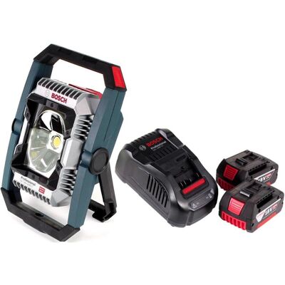 Bosch Professional, Éclairage pour atelier, GLI 18V-2200 C Lampe de chantier sans fil 18V 2200lm Bluetooth ( 0601446501 ) + 2x Batteries 5 (2200 lm) - Publicité Bosch Professional, Éclairage pour atelier, GLI 18V-2200 C Lampe de chantier sans fil 18V 2200lm Bluetooth ( 0601446501 ) + 2x Batteries 5 (2200 lm) - Publicité