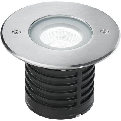 Fabas Luce, Éclairage d'extérieur, IRVING 2 SILVER LED Luminaire d'extérieur encastré 7.8W blanc chaud Acier inoxydable 6907-02-414 (689 lm, IP67) - Publicité Fabas Luce, Éclairage d'extérieur, IRVING 2 SILVER LED Luminaire d'extérieur encastré 7.8W blanc chaud Acier inoxydable 6907-02-414 (689 lm, IP67) - Publicité