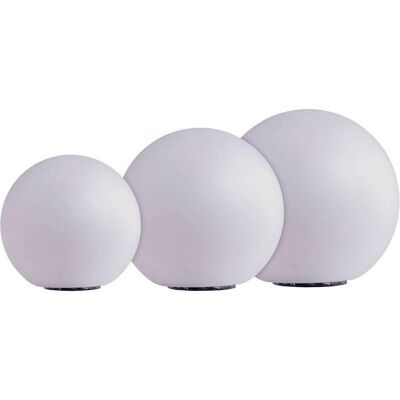 Heitronic Modèle 35422 Lampe de jardin LED solaire blanche - Publicité Heitronic Modèle 35422 Lampe de jardin LED solaire blanche - Publicité