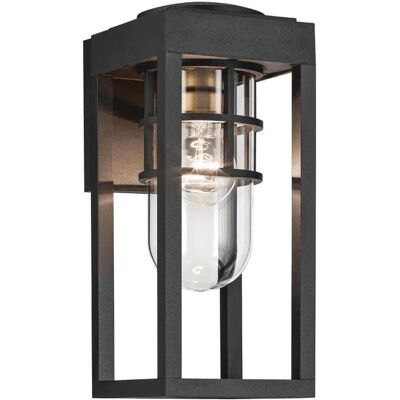 Elstead Lighting, Éclairage d'extérieur, Kichler LED Wand Buitenlamp Hone 1X E27 Max 60W Textured Black (E27, IP44) - Publicité Elstead Lighting, Éclairage d'extérieur, Kichler LED Wand Buitenlamp Hone 1X E27 Max 60W Textured Black (E27, IP44) - Publicité