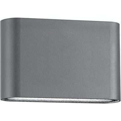 Applique Murale Extérieure Nova Luce Soho - IP54 LED Aluminium Gris - Publicité Applique Murale Extérieure Nova Luce Soho - IP54 LED Aluminium Gris - Publicité