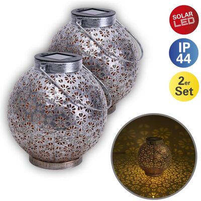 Naeve 2 Lampes Solaires LED - Décoration Jardin Extérieur - Publicité Naeve 2 Lampes Solaires LED - Décoration Jardin Extérieur - Publicité