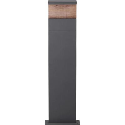 Lampe de sol extérieur HEITRONIC Manao - IP65, 100cm, Anthracite, Décor en bois - Publicité Lampe de sol extérieur HEITRONIC Manao - IP65, 100cm, Anthracite, Décor en bois - Publicité
