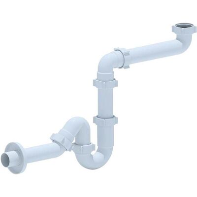 Ani Plast, Siphon, SIPHON D'ÉVIER ÉCONOMIE D'ESPACE 1 1/2X40 DY5024 (Siphon en bouteille) - Publicité Ani Plast, Siphon, SIPHON D'ÉVIER ÉCONOMIE D'ESPACE 1 1/2X40 DY5024 (Siphon en bouteille) - Publicité