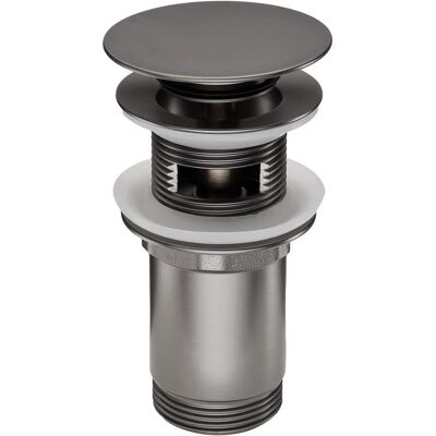 Deante, Robinet de bidet, Click-Clack Korek : bouchon universel, rond, à débordement, avec douille - Publicité Deante, Robinet de bidet, Click-Clack Korek : bouchon universel, rond, à débordement, avec douille - Publicité