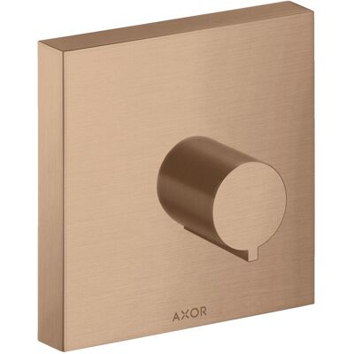 Hansgrohe Axor Vanne - Or Rouge Brossé - Encaster - DN15/DN20 - Publicité Hansgrohe Axor Vanne - Or Rouge Brossé - Encaster - DN15/DN20 - Publicité