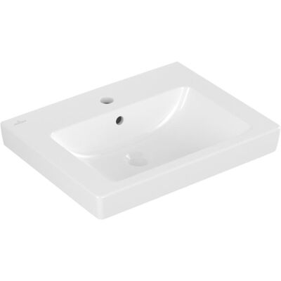 Lavabo Subway 2.0 de Villeroy & Boch - 550x440 mm - Blanc Alpin - Fixation murale - Publicité Lavabo Subway 2.0 de Villeroy & Boch - 550x440 mm - Blanc Alpin - Fixation murale - Publicité