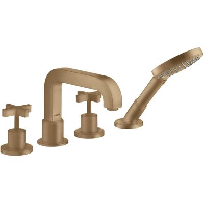 Hansgrohe Axor Citterio Robinet de baignoire - 4 trous, Bronze brossé - Publicité Hansgrohe Axor Citterio Robinet de baignoire - 4 trous, Bronze brossé - Publicité