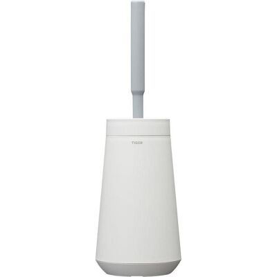 Support à brosse de salle de bain Tiger - Cylindrique, Sol, 10 ans de garantie - Publicité Support à brosse de salle de bain Tiger - Cylindrique, Sol, 10 ans de garantie - Publicité
