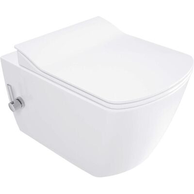Deante, Cuvette toilettes + bidet, WC-Schüssel mit Bidetfunktion - mit Mischbatterie - Publicité Deante, Cuvette toilettes + bidet, WC-Schüssel mit Bidetfunktion - mit Mischbatterie - Publicité