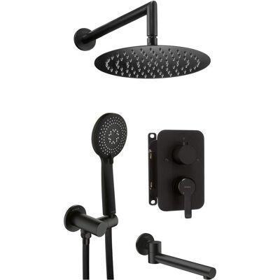 Deante Ensemble de douche encastré avec sortie pour baignoire - Publicité Deante Ensemble de douche encastré avec sortie pour baignoire - Publicité