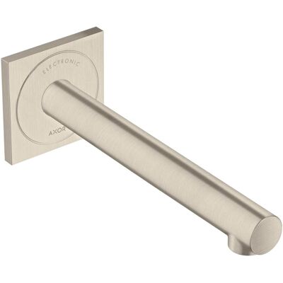 Hansgrohe AXOR Uno Mitigeur Électronique pour Lavabo - Nickel Brossé - Publicité Hansgrohe AXOR Uno Mitigeur Électronique pour Lavabo - Nickel Brossé - Publicité