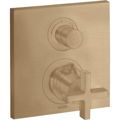 Hansgrohe Axor Citterio Thermostat - Bronze Brossé - 39705140 - Publicité Hansgrohe Axor Citterio Thermostat - Bronze Brossé - 39705140 - Publicité