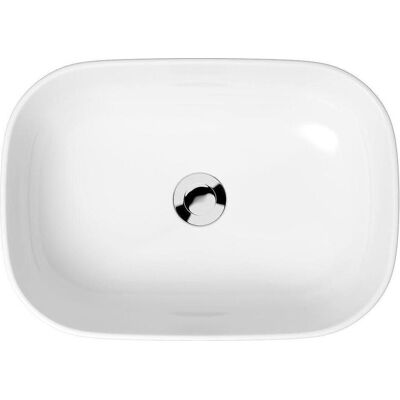 Lavabo en surface Cersanit Moduo - Rectangulaire, Blanc, 50.5cm - Publicité Lavabo en surface Cersanit Moduo - Rectangulaire, Blanc, 50.5cm - Publicité