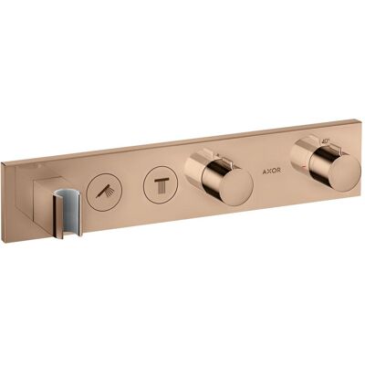 Axor Robinetterie de salle de bains, ShowerSolutions module de thermostat Select 460/90, encastré, 2 consommateurs, kit c - Publicité Axor Robinetterie de salle de bains, ShowerSolutions module de thermostat Select 460/90, encastré, 2 consommateurs, kit c - Publicité