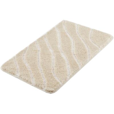 Tapis de bain KLEINE WOLKE Tram - Rectangulaire, Marron, Design Ondulé - Tapis - Publicité Tapis de bain KLEINE WOLKE Tram - Rectangulaire, Marron, Design Ondulé - Tapis - Publicité