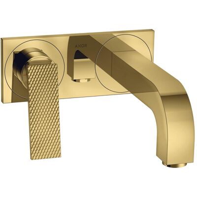 Hansgrohe AXOR Citterio Robinet mural - Coupe diamant, projection 220mm - Publicité Hansgrohe AXOR Citterio Robinet mural - Coupe diamant, projection 220mm - Publicité