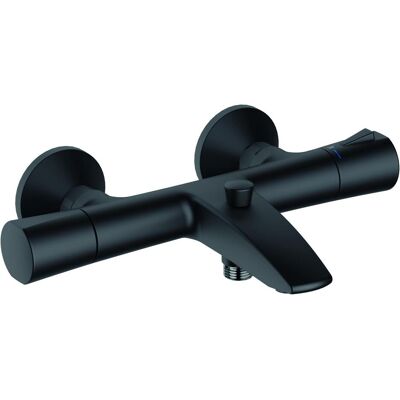 Mitigeur thermostatique pour baignoire Kludi ZENTA SL - Noir mat - Publicité Mitigeur thermostatique pour baignoire Kludi ZENTA SL - Noir mat - Publicité