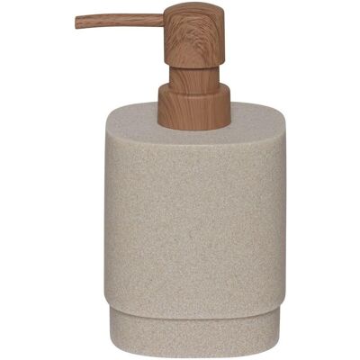 Sealskin, Distributeur de savon + porte-savon, Distributeur de savon Yuna 200 ml, modèle sur pied, beige - Publicité Sealskin, Distributeur de savon + porte-savon, Distributeur de savon Yuna 200 ml, modèle sur pied, beige - Publicité
