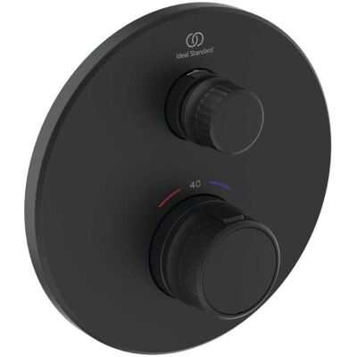 Thermostat de douche Ideal Standard Navigo - Easy-Box, 40°C Verrouillage - Noir Silk - Thermostat de Douche - Publicité Thermostat de douche Ideal Standard Navigo - Easy-Box, 40°C Verrouillage - Noir Silk - Thermostat de Douche - Publicité