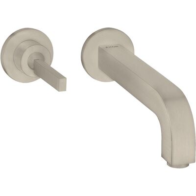 Hansgrohe Axor Citterio Robinet mural - Bec de 160mm - Nickel brossé - Publicité Hansgrohe Axor Citterio Robinet mural - Bec de 160mm - Nickel brossé - Publicité