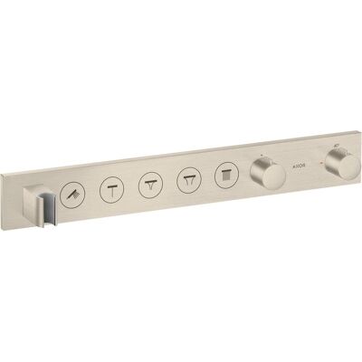 Axor Robinetterie de salle de bains, ShowerSolutions module thermostatique Select 670/90, encastré, 5 consommateurs, set de finition - Publicité Axor Robinetterie de salle de bains, ShowerSolutions module thermostatique Select 670/90, encastré, 5 consommateurs, set de finition - Publicité