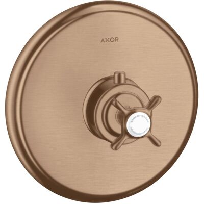 Thermostat Axor Montreux - 43 l/min - Or Rouge Brushed - HANSGROHE - Publicité Thermostat Axor Montreux - 43 l/min - Or Rouge Brushed - HANSGROHE - Publicité