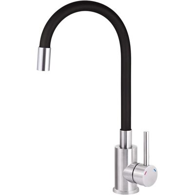 Robinet de Cuisine Noir Deante Luno - Bec Flexible, Design Moderne - Publicité Robinet de Cuisine Noir Deante Luno - Bec Flexible, Design Moderne - Publicité
