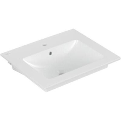 Lavabo Venticello de Villeroy & Boch - Rectangulaire, 600x500mm, Stone White, CeramicPlus - Publicité Lavabo Venticello de Villeroy & Boch - Rectangulaire, 600x500mm, Stone White, CeramicPlus - Publicité