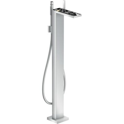 Mitigeur de baignoire Axor MyEdition de Hansgrohe - Montage au sol, Chrome - Publicité Mitigeur de baignoire Axor MyEdition de Hansgrohe - Montage au sol, Chrome - Publicité