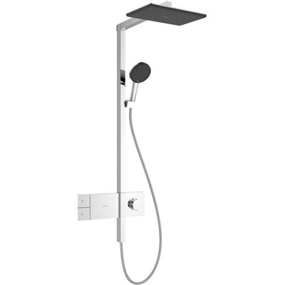 Système de Douche Hansgrohe Raindance Alive Q - EcoSmart, Chrome, 8 l/min - Publicité Système de Douche Hansgrohe Raindance Alive Q - EcoSmart, Chrome, 8 l/min - Publicité