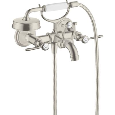 Hansgrohe AXOR Montreux - Robinet de baignoire 2 poignées - Acier inoxydable - Publicité Hansgrohe AXOR Montreux - Robinet de baignoire 2 poignées - Acier inoxydable - Publicité