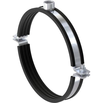 Fischer, Installation sanitaire : accessoires, Collier de tuyauterie FRS″ 210-219, 1/2″, double vase, acier galvanisé - Publicité Fischer, Installation sanitaire : accessoires, Collier de tuyauterie FRS″ 210-219, 1/2″, double vase, acier galvanisé - Publicité