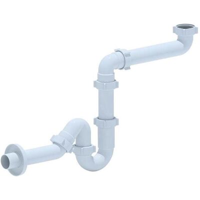 Ani Plast, Siphon, SIPHON D'ÉVIER ÉCONOMIE D'ESPACE 1 1/2X40 DY5024 (Siphon en bouteille, 1 1/2“) - Publicité Ani Plast, Siphon, SIPHON D'ÉVIER ÉCONOMIE D'ESPACE 1 1/2X40 DY5024 (Siphon en bouteille, 1 1/2“) - Publicité