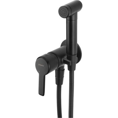 Mitigeur bidet noir Arnika de Deante avec douchette Bidetta - Publicité Mitigeur bidet noir Arnika de Deante avec douchette Bidetta - Publicité