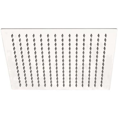 Tête de douche carrée grande SCHÜTTE Sumba - Acier inoxydable et laiton - 30x30cm - Publicité Tête de douche carrée grande SCHÜTTE Sumba - Acier inoxydable et laiton - 30x30cm - Publicité