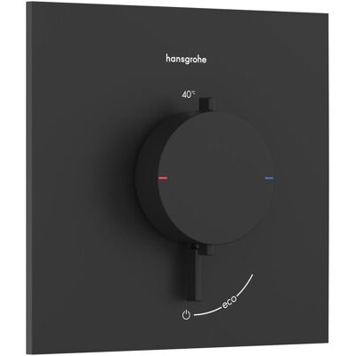 Hansgrohe Ecostat Comfort E Thermostat - Sécurité enfant - 25,4 l/min - Noir - Publicité Hansgrohe Ecostat Comfort E Thermostat - Sécurité enfant - 25,4 l/min - Noir - Publicité