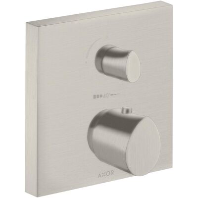 Axor Robinetterie de salle de bains, Starck Thermostat organique à encastrer, robinet d'arrêt et inverseur, 2 consommate - Publicité Axor Robinetterie de salle de bains, Starck Thermostat organique à encastrer, robinet d'arrêt et inverseur, 2 consommate - Publicité