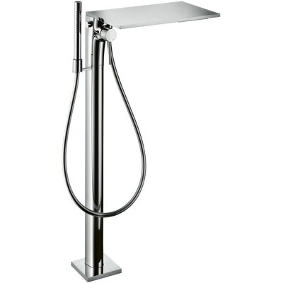 Hansgrohe Axor Massaud Mitigeur Monocommande au Sol - Chrome Noir Poli - Robinet de baignoire - Publicité Hansgrohe Axor Massaud Mitigeur Monocommande au Sol - Chrome Noir Poli - Robinet de baignoire - Publicité