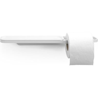 Brabantia, Dérouleur de papier toilette, Support de papier toilette avec tablette - Publicité Brabantia, Dérouleur de papier toilette, Support de papier toilette avec tablette - Publicité